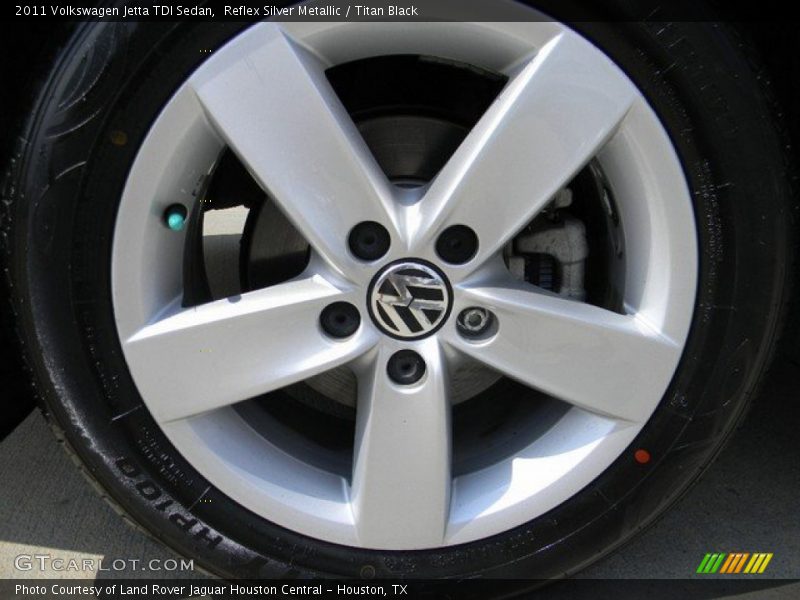 Reflex Silver Metallic / Titan Black 2011 Volkswagen Jetta TDI Sedan