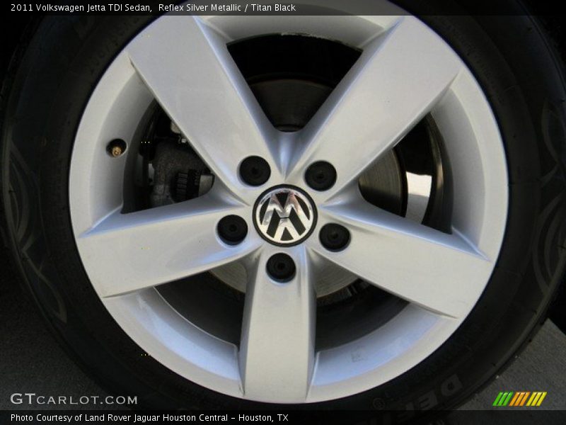 Reflex Silver Metallic / Titan Black 2011 Volkswagen Jetta TDI Sedan