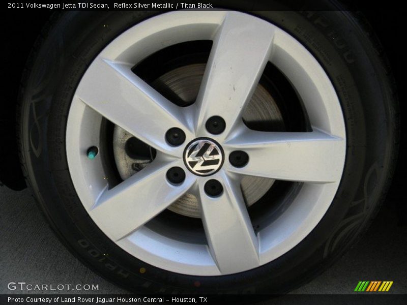 Reflex Silver Metallic / Titan Black 2011 Volkswagen Jetta TDI Sedan