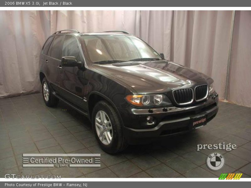 Jet Black / Black 2006 BMW X5 3.0i