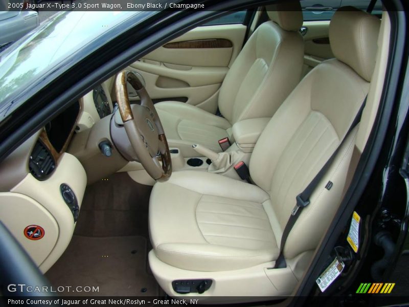 Ebony Black / Champagne 2005 Jaguar X-Type 3.0 Sport Wagon