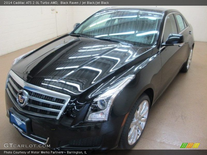 Black Raven / Jet Black/Jet Black 2014 Cadillac ATS 2.0L Turbo AWD