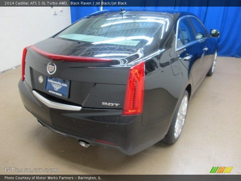Black Raven / Jet Black/Jet Black 2014 Cadillac ATS 2.0L Turbo AWD