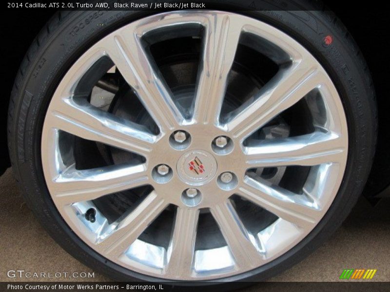 Black Raven / Jet Black/Jet Black 2014 Cadillac ATS 2.0L Turbo AWD