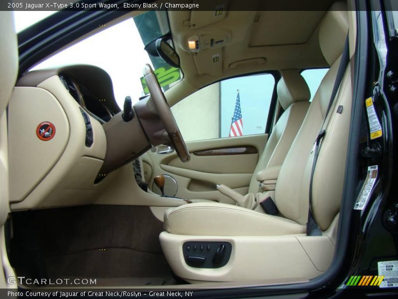 Ebony Black / Champagne 2005 Jaguar X-Type 3.0 Sport Wagon