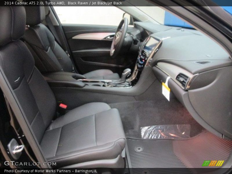 Black Raven / Jet Black/Jet Black 2014 Cadillac ATS 2.0L Turbo AWD