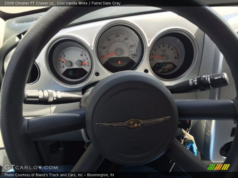 Cool Vanilla White / Pastel Slate Gray 2008 Chrysler PT Cruiser LX