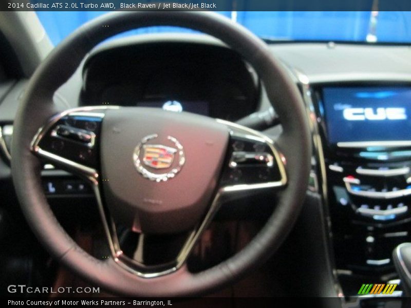 Black Raven / Jet Black/Jet Black 2014 Cadillac ATS 2.0L Turbo AWD