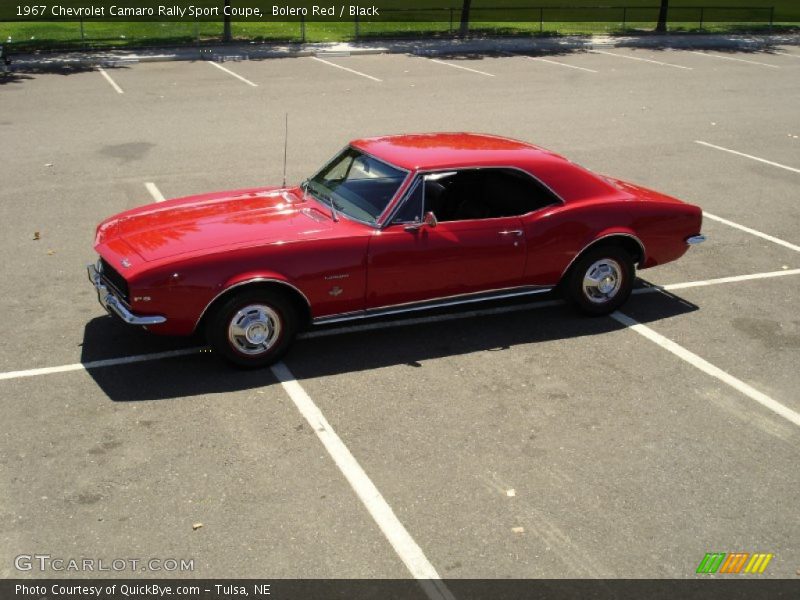 Bolero Red / Black 1967 Chevrolet Camaro Rally Sport Coupe