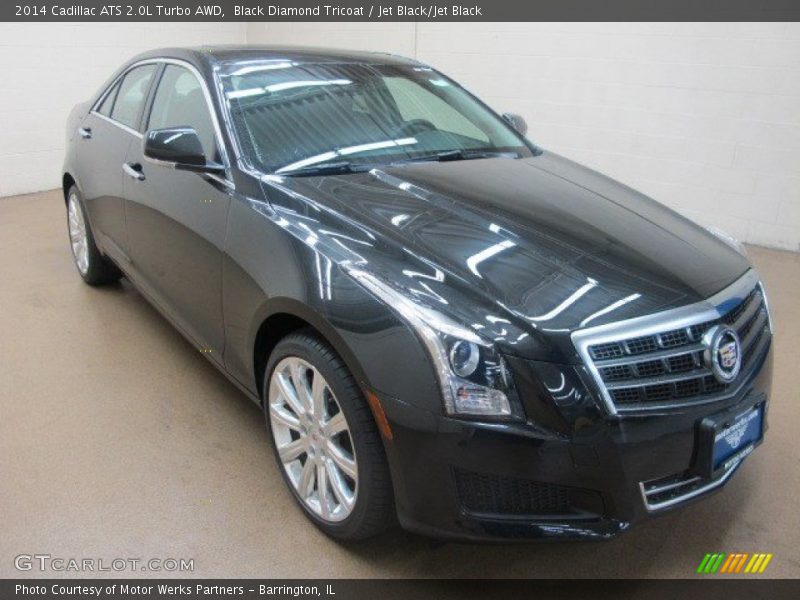 Black Diamond Tricoat / Jet Black/Jet Black 2014 Cadillac ATS 2.0L Turbo AWD