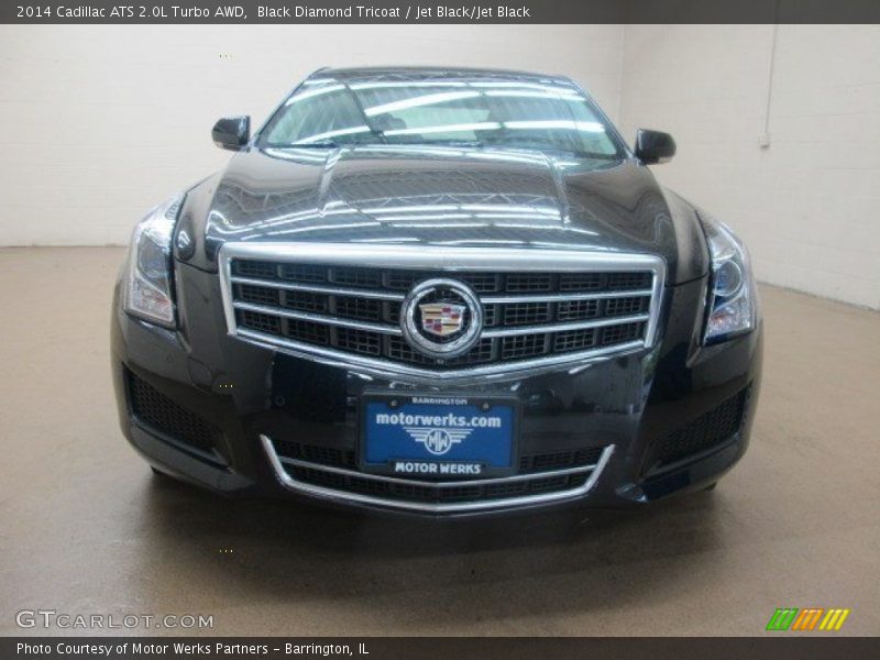 Black Diamond Tricoat / Jet Black/Jet Black 2014 Cadillac ATS 2.0L Turbo AWD