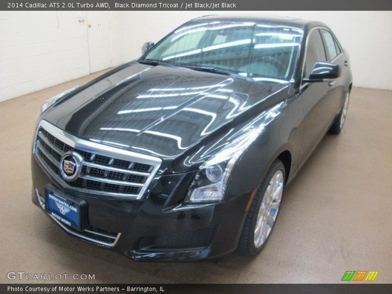 Black Diamond Tricoat / Jet Black/Jet Black 2014 Cadillac ATS 2.0L Turbo AWD