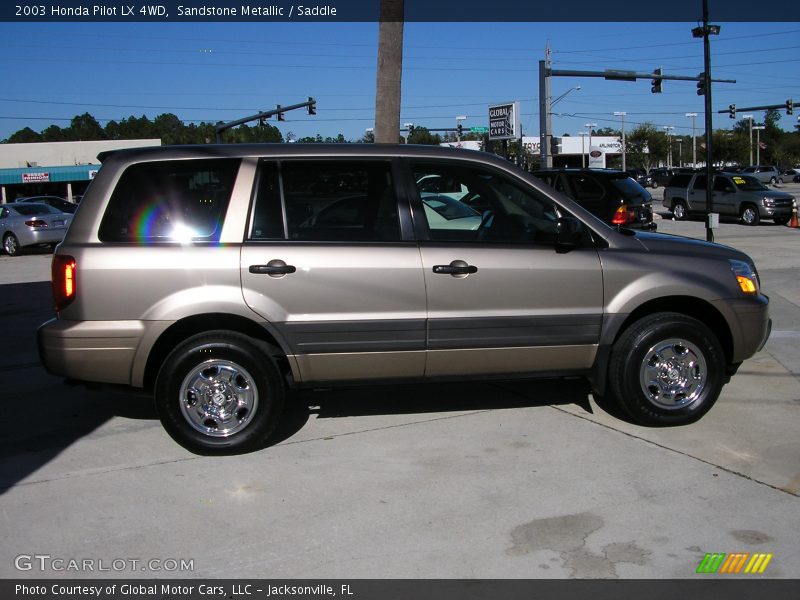 Sandstone Metallic / Saddle 2003 Honda Pilot LX 4WD