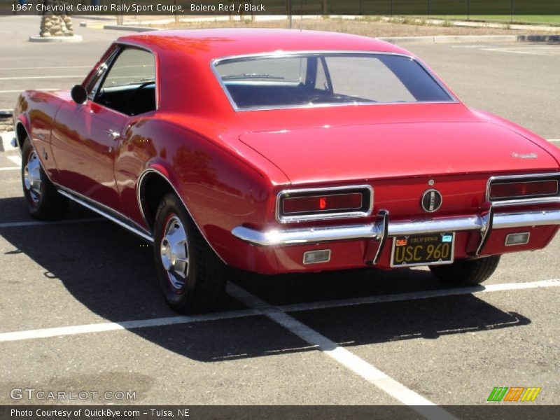 Bolero Red / Black 1967 Chevrolet Camaro Rally Sport Coupe