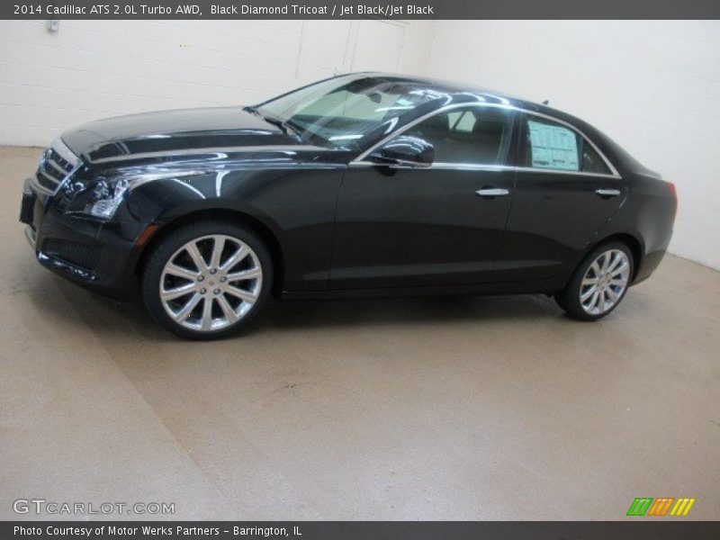 Black Diamond Tricoat / Jet Black/Jet Black 2014 Cadillac ATS 2.0L Turbo AWD