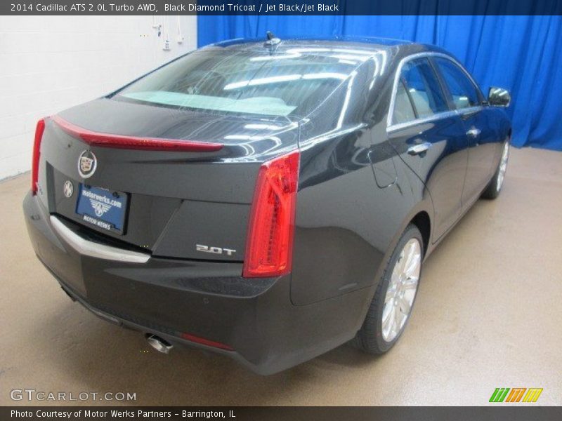 Black Diamond Tricoat / Jet Black/Jet Black 2014 Cadillac ATS 2.0L Turbo AWD