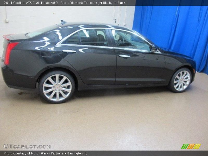 Black Diamond Tricoat / Jet Black/Jet Black 2014 Cadillac ATS 2.0L Turbo AWD