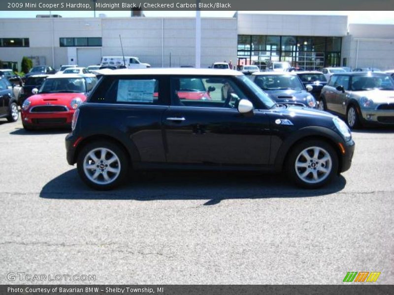 Midnight Black / Checkered Carbon Black/Black 2009 Mini Cooper S Hardtop