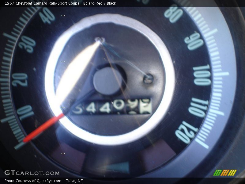 Bolero Red / Black 1967 Chevrolet Camaro Rally Sport Coupe