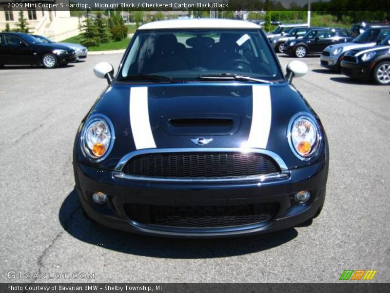Midnight Black / Checkered Carbon Black/Black 2009 Mini Cooper S Hardtop