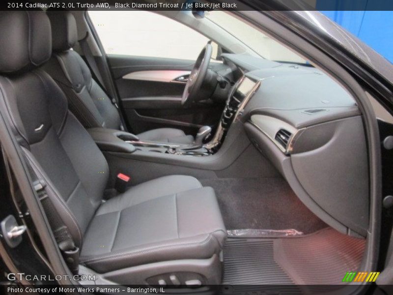 Black Diamond Tricoat / Jet Black/Jet Black 2014 Cadillac ATS 2.0L Turbo AWD
