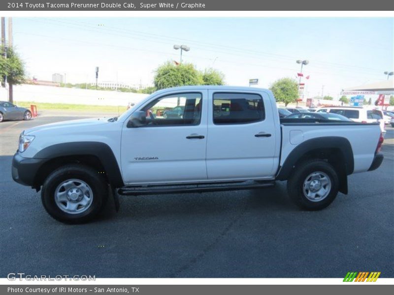 Super White / Graphite 2014 Toyota Tacoma Prerunner Double Cab