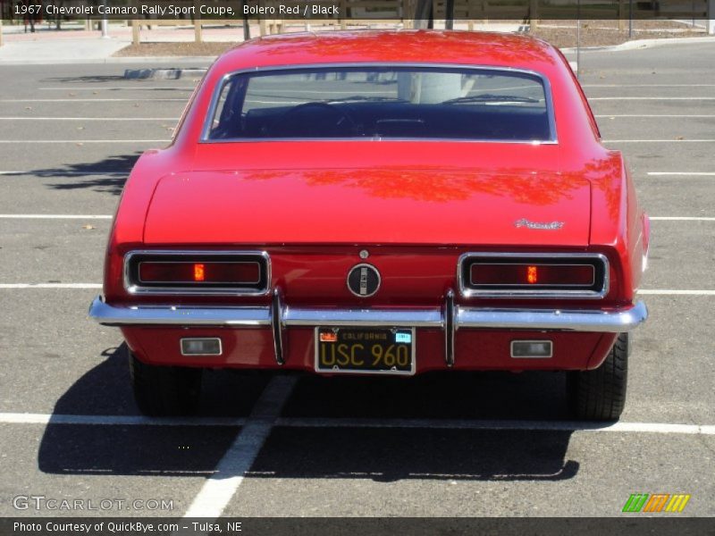 Bolero Red / Black 1967 Chevrolet Camaro Rally Sport Coupe