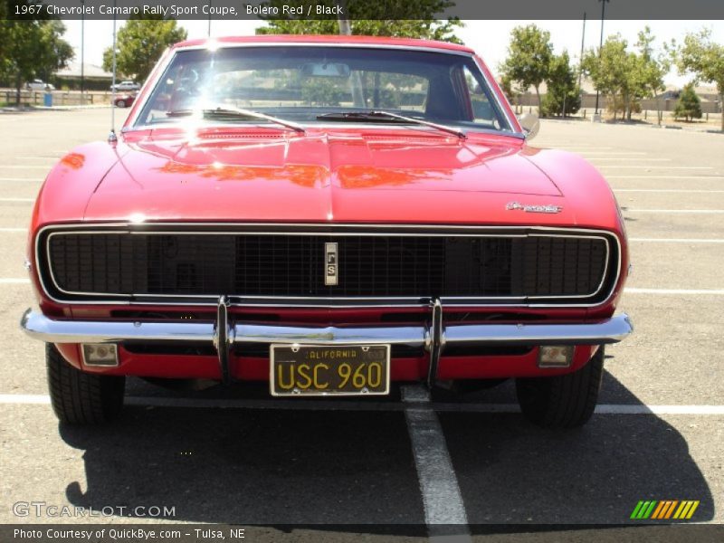 Bolero Red / Black 1967 Chevrolet Camaro Rally Sport Coupe