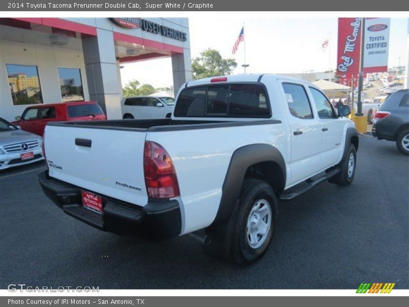 Super White / Graphite 2014 Toyota Tacoma Prerunner Double Cab