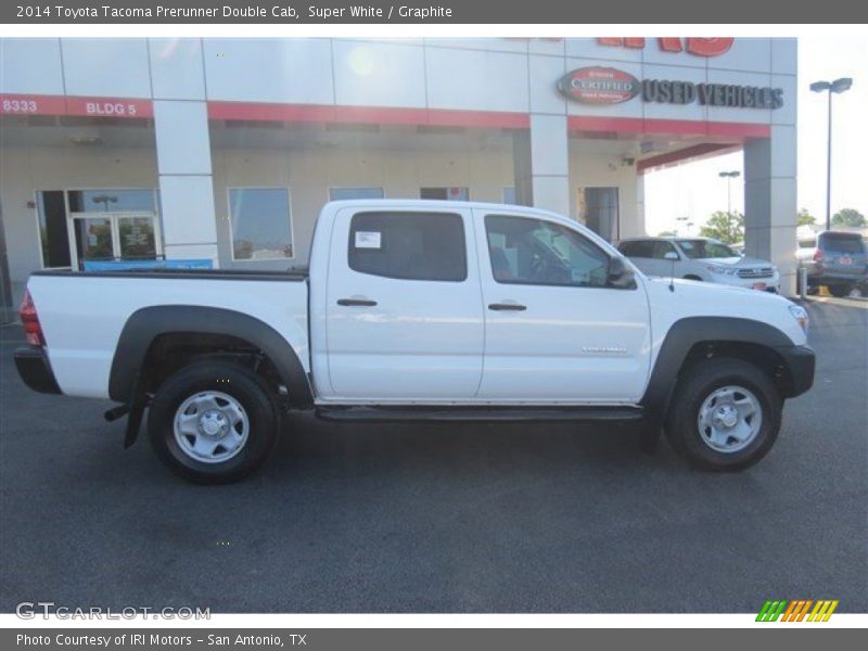 Super White / Graphite 2014 Toyota Tacoma Prerunner Double Cab