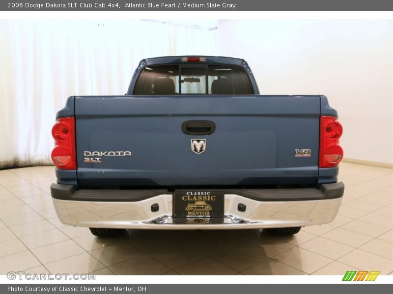 Atlantic Blue Pearl / Medium Slate Gray 2006 Dodge Dakota SLT Club Cab 4x4