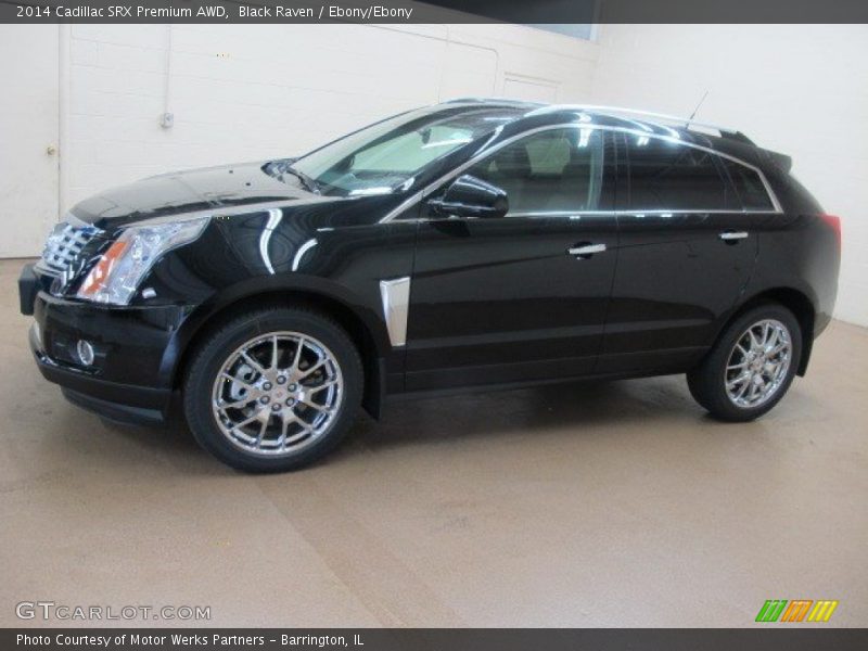 Black Raven / Ebony/Ebony 2014 Cadillac SRX Premium AWD