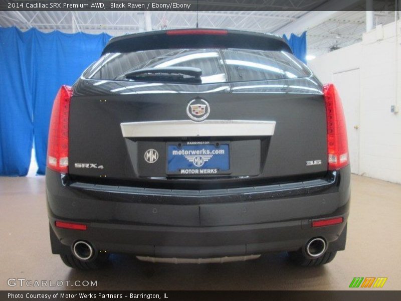 Black Raven / Ebony/Ebony 2014 Cadillac SRX Premium AWD