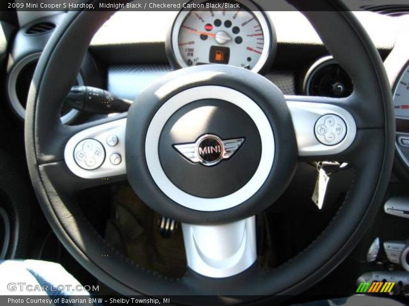 Midnight Black / Checkered Carbon Black/Black 2009 Mini Cooper S Hardtop