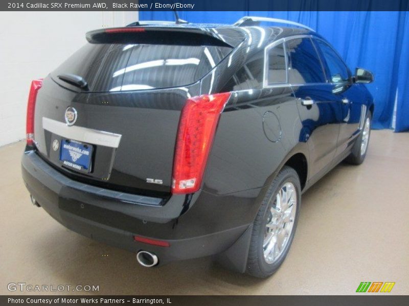Black Raven / Ebony/Ebony 2014 Cadillac SRX Premium AWD
