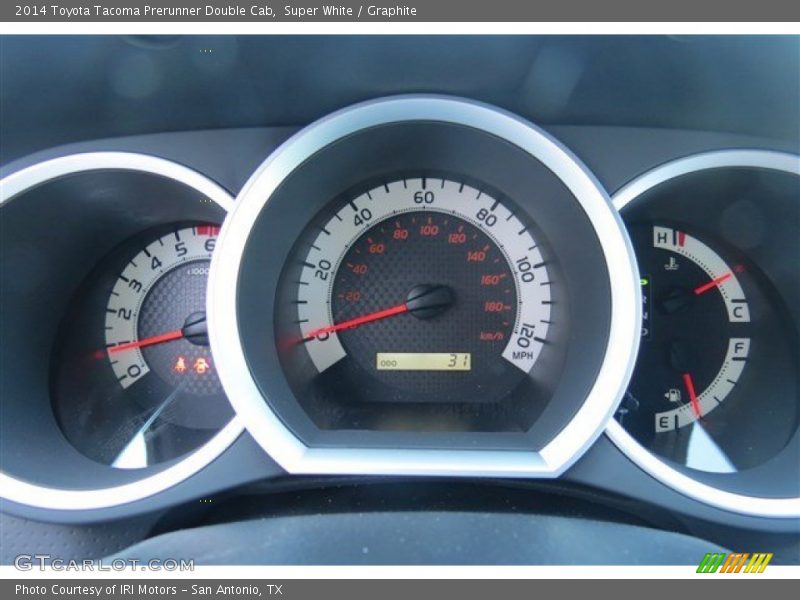 Super White / Graphite 2014 Toyota Tacoma Prerunner Double Cab