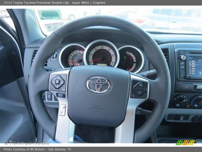 Super White / Graphite 2014 Toyota Tacoma Prerunner Double Cab
