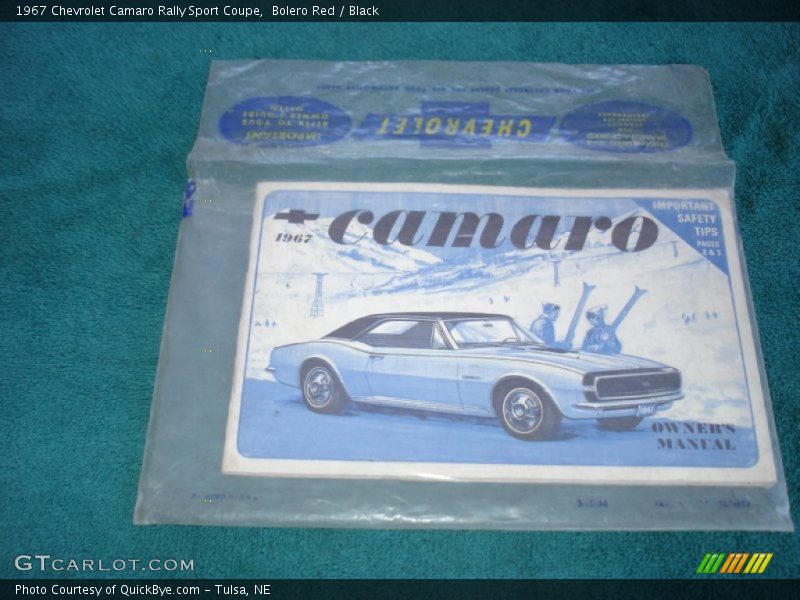 Books/Manuals of 1967 Camaro Rally Sport Coupe