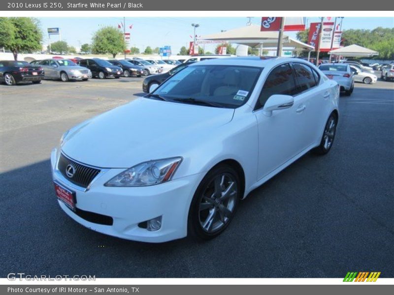 Starfire White Pearl / Black 2010 Lexus IS 250