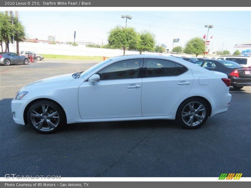 Starfire White Pearl / Black 2010 Lexus IS 250