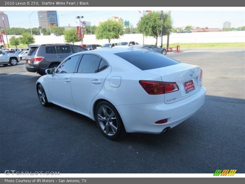Starfire White Pearl / Black 2010 Lexus IS 250