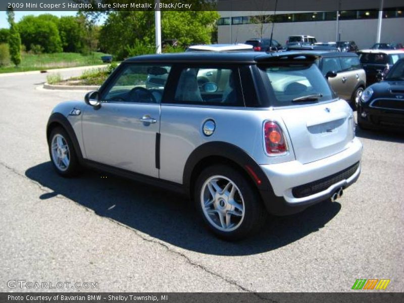 Pure Silver Metallic / Black/Grey 2009 Mini Cooper S Hardtop