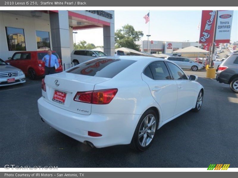 Starfire White Pearl / Black 2010 Lexus IS 250