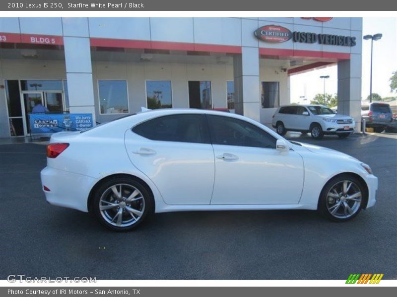 Starfire White Pearl / Black 2010 Lexus IS 250