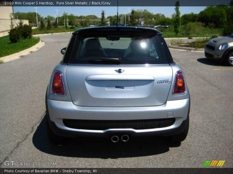 Pure Silver Metallic / Black/Grey 2009 Mini Cooper S Hardtop