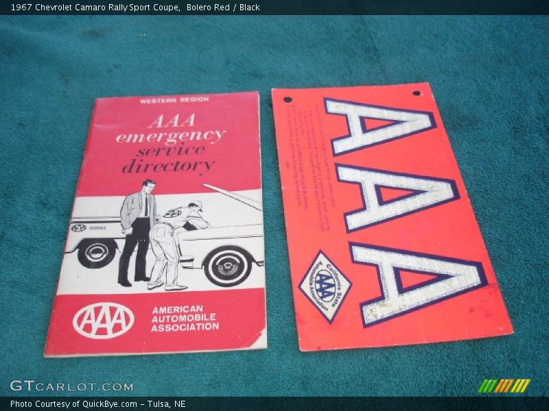 Books/Manuals of 1967 Camaro Rally Sport Coupe