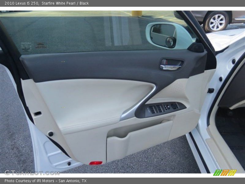 Starfire White Pearl / Black 2010 Lexus IS 250