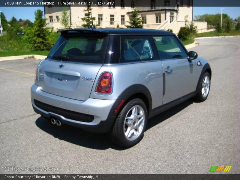 Pure Silver Metallic / Black/Grey 2009 Mini Cooper S Hardtop