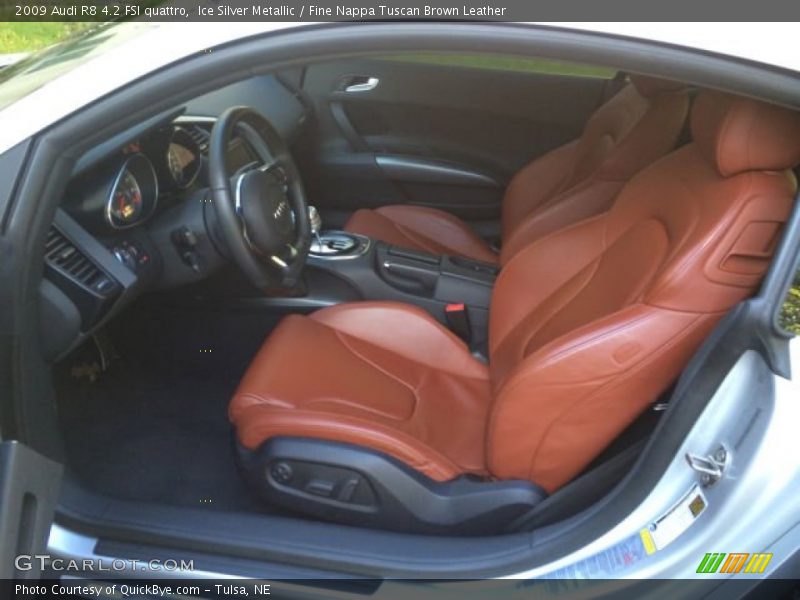  2009 R8 4.2 FSI quattro Fine Nappa Tuscan Brown Leather Interior