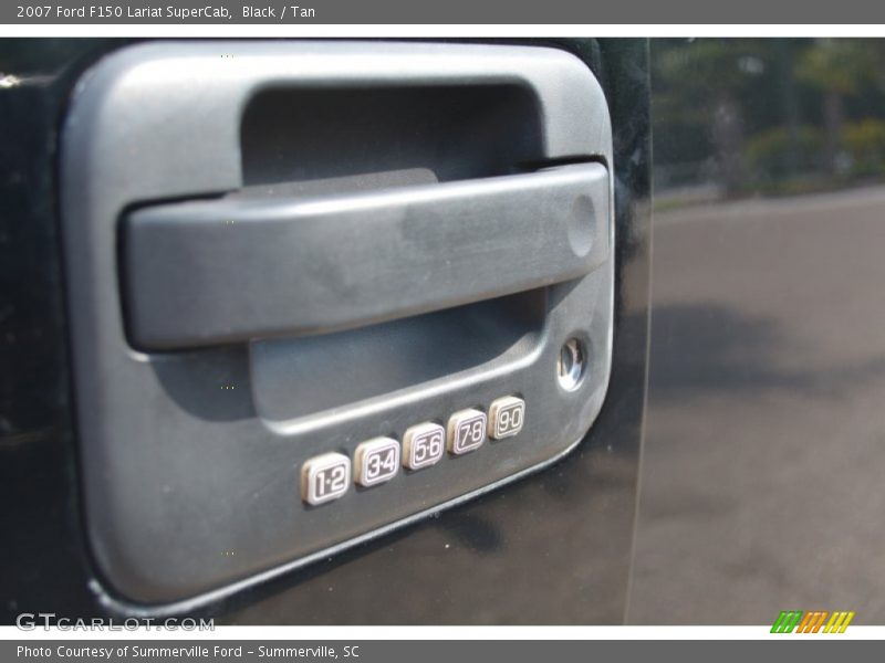 Black / Tan 2007 Ford F150 Lariat SuperCab